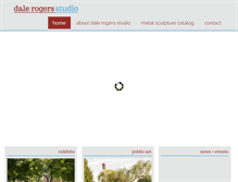 Tablet Screenshot of dalerogersstudio.com